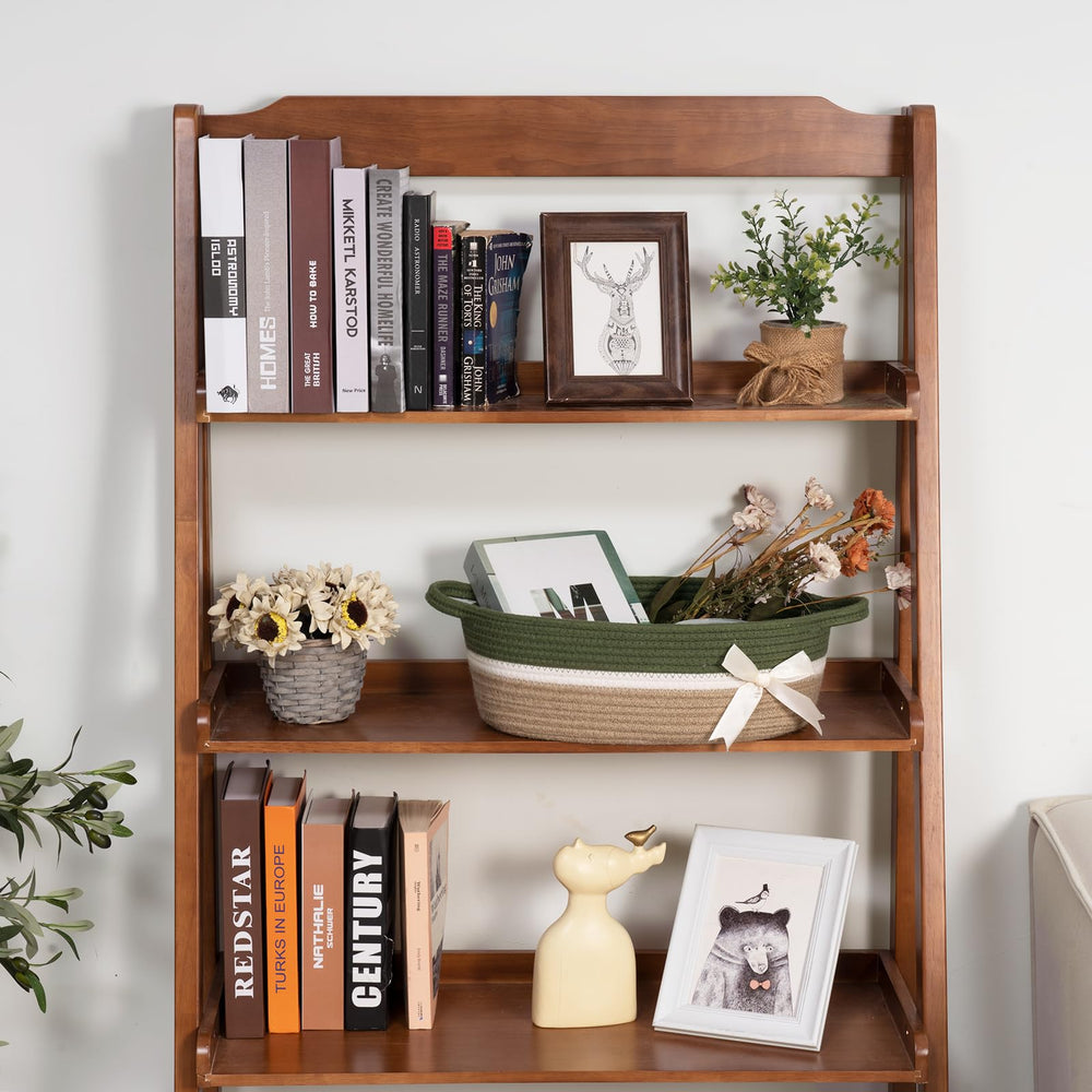 CHICVITA bathroom storage basket keeps essentials within reach.