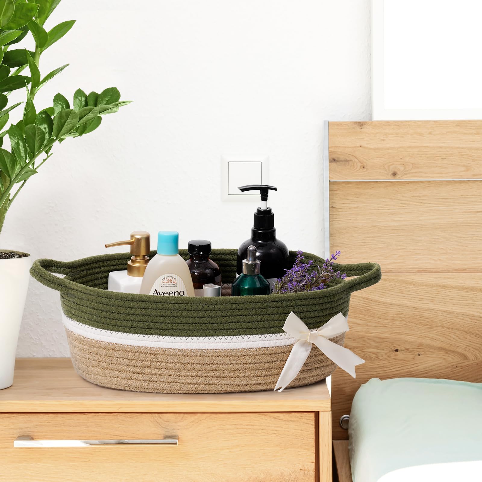 CHICVITA foldable shape basket reshapes for compact storage when not used.