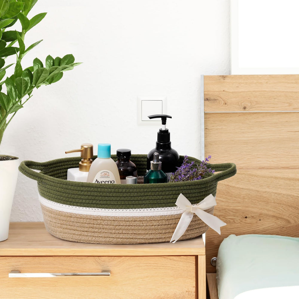 CHICVITA foldable shape basket reshapes for compact storage when not used.