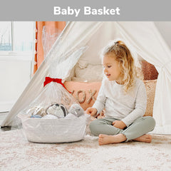 CHICVITA storage-basket-decor-centerpiece neutral tone enhances any room.