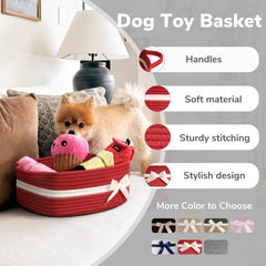 CHICVITA towel storage basket for bathroom adds soft organization