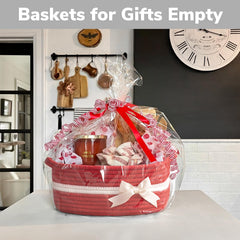 CHICVITA toy storage basket in kids room keeps clutter charming