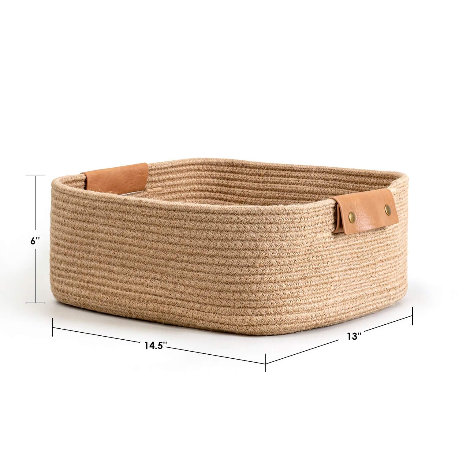 CHICVITA woven bathroom basket keeps toiletries neatly tucked away