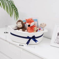 CHICVITA woven storage basket soft rope for gentle use