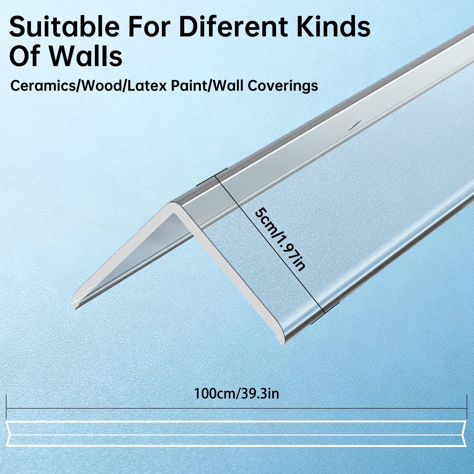 CHIDU Corner Guard made of crystal-clear material blending with décor