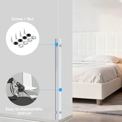 Crystal clear CHIDU Corner Guard blends with décor while resisting yellowing