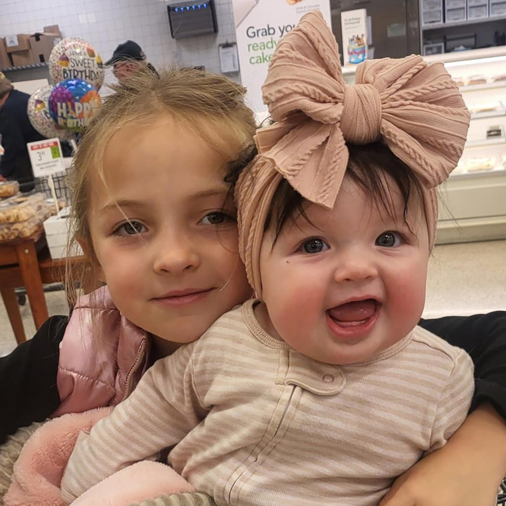 Chiduerm baby bows headband caramel suits photoshoots and daily wear with resilience.