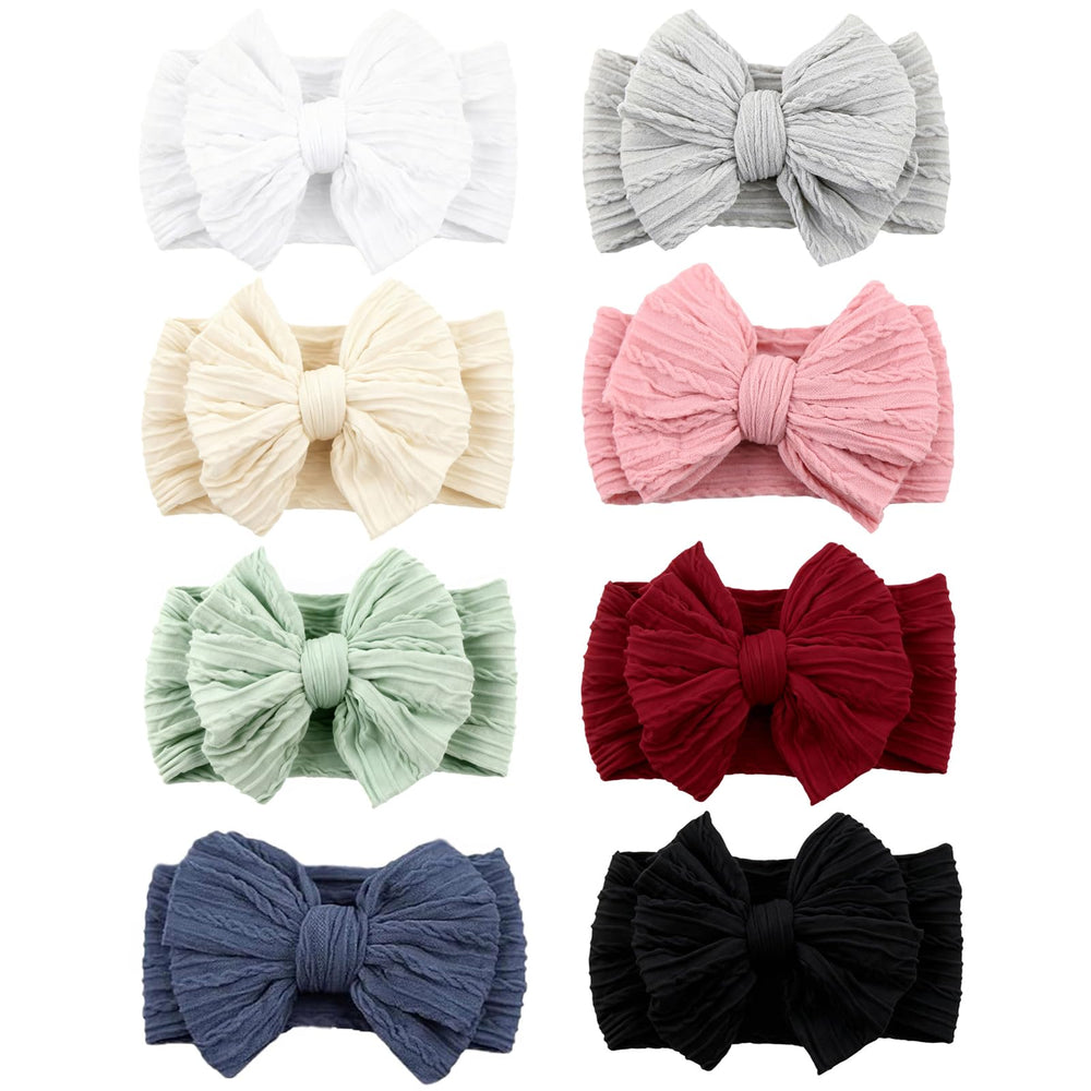 Chiduerm baby bows headband coral for all-day comfort and secure wear.