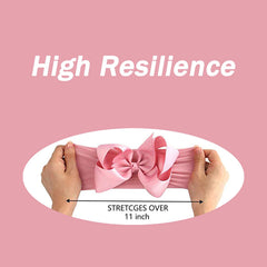 Chiduerm baby headband bows white 6 inch complements newborn looks and photos.