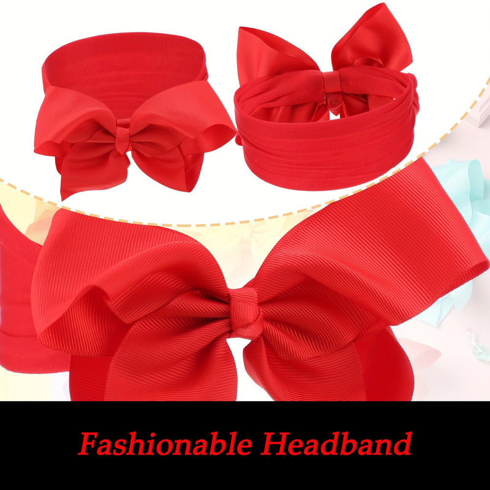Chiduerm white bow headband versatile for outfits