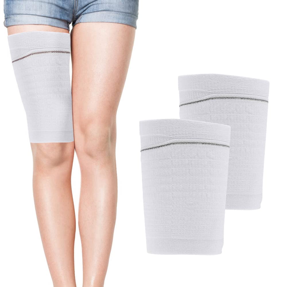 Chihutown catheter leg bag holder elastic sleeve shown for discreet leg wear