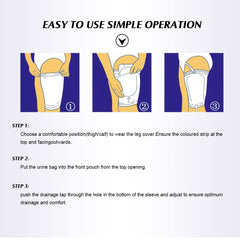Chihutown elastic catheter sleeve for legs provides secure, comfortable hold.