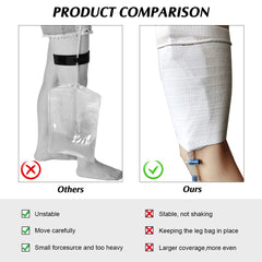 Chihutown invisible leg bag cover worn under clothing for discreet use.