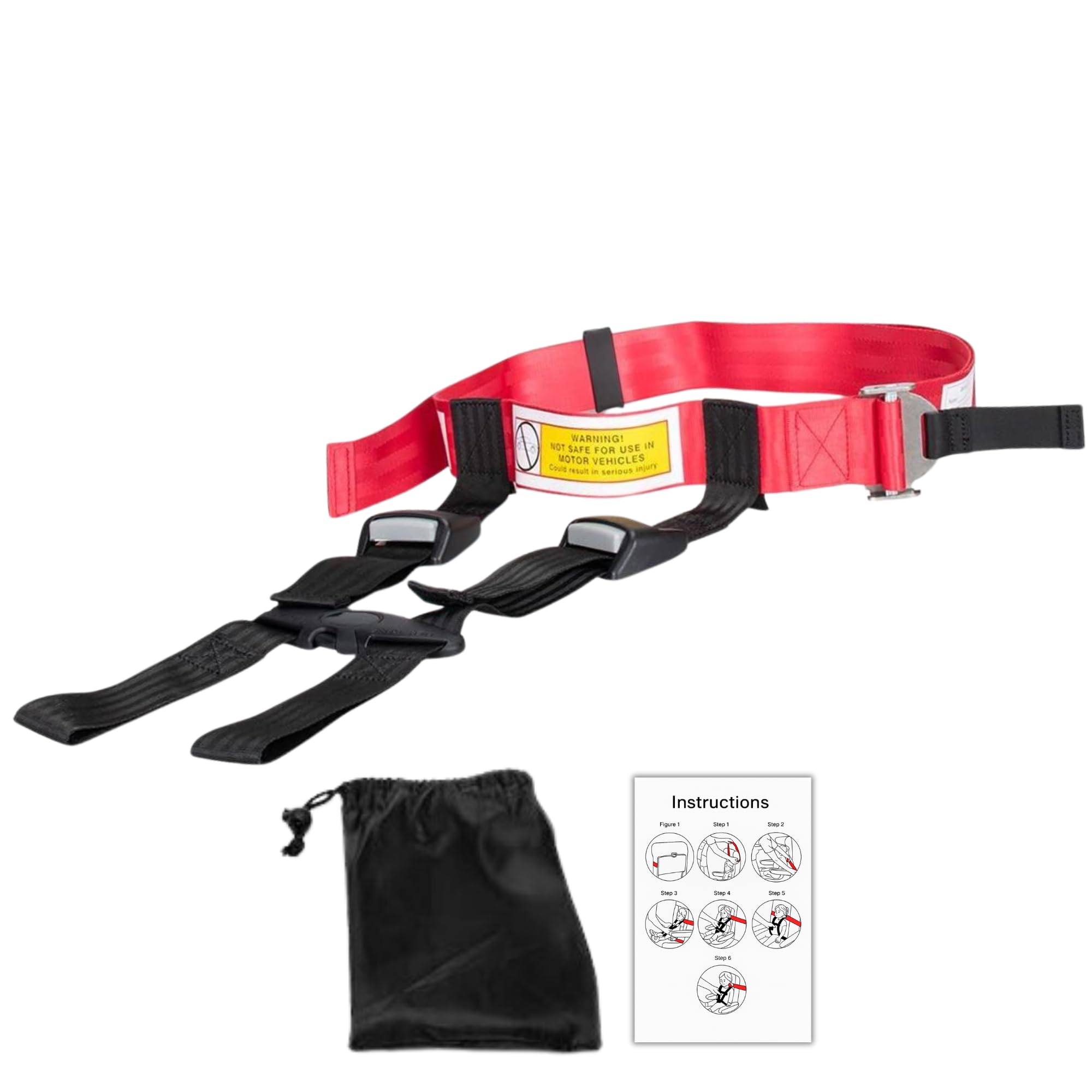 Child Airplane Travel Harness durable materials ensure secure, comfortable fit for long flights.