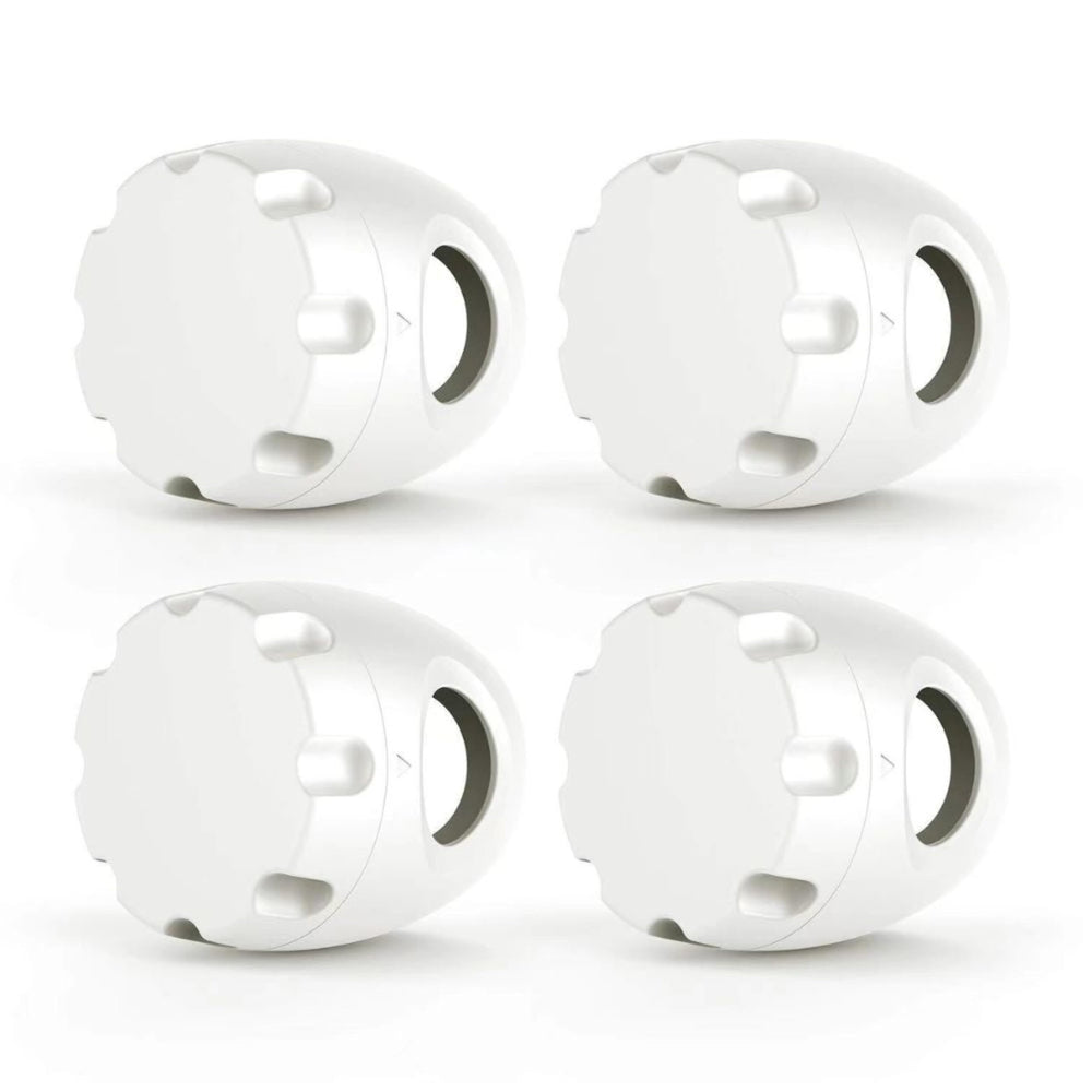 Child Proof Door Knob Covers reusable design allows easy transfer to other doors.