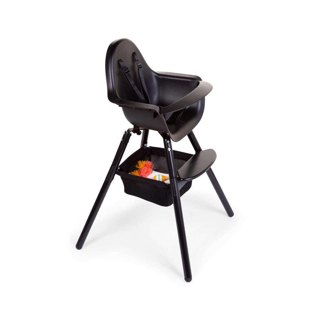 Velcro attachment demonstrates simple on/off mounting beneath the Evolu chair.