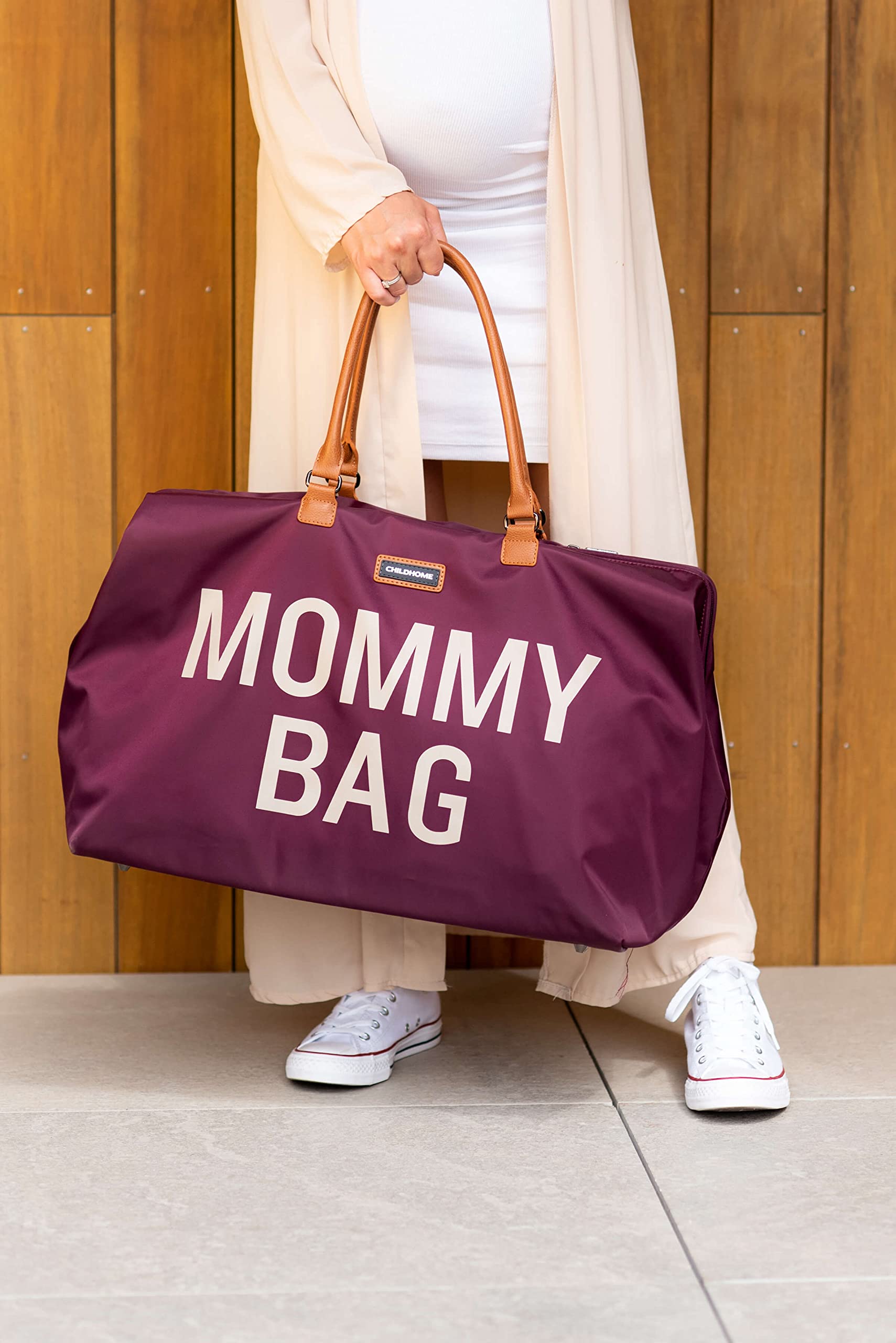 Childhome Original Mommy Diaper Bag durable and easy to clean.