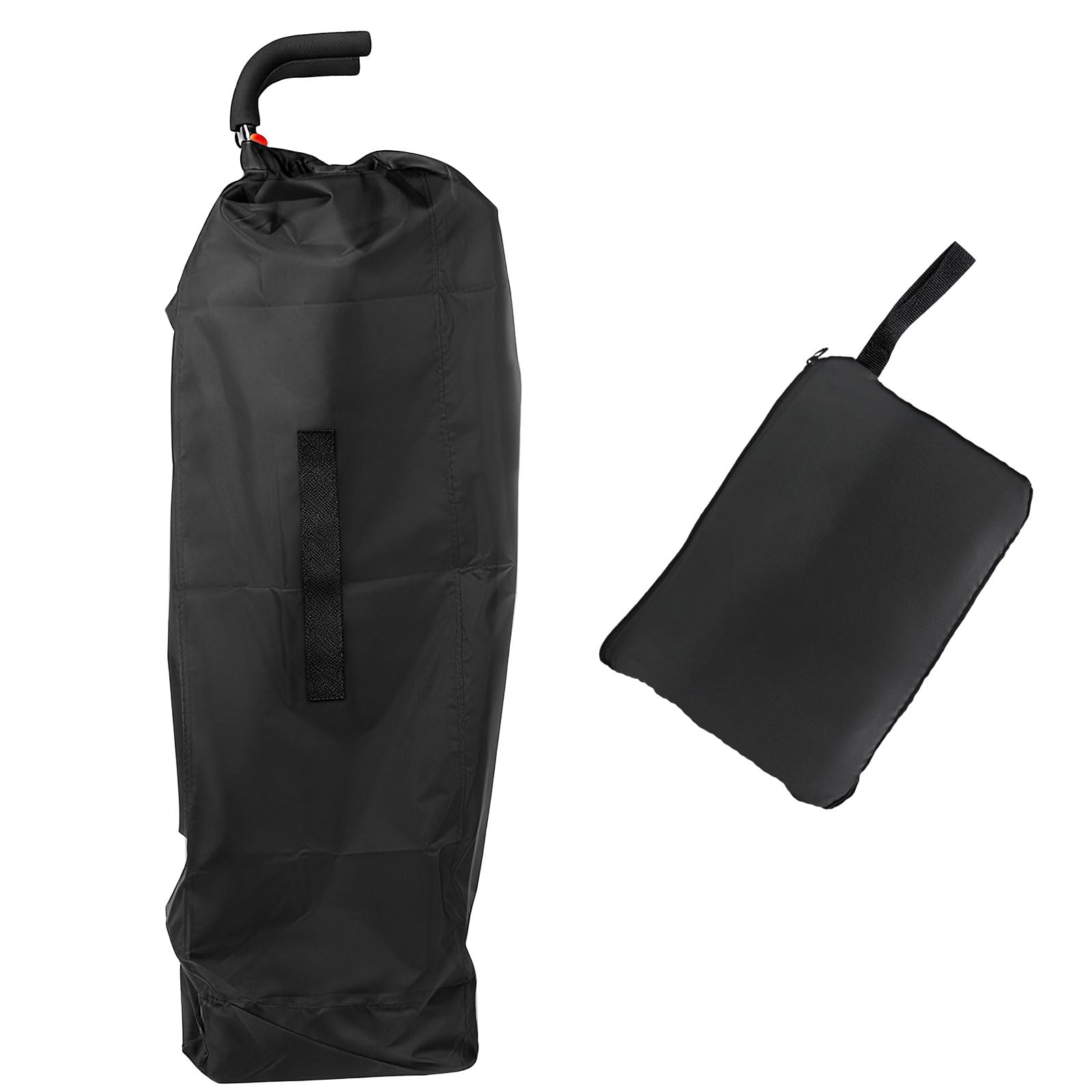 Childhood stroller travel bag front view with gate-check opening.