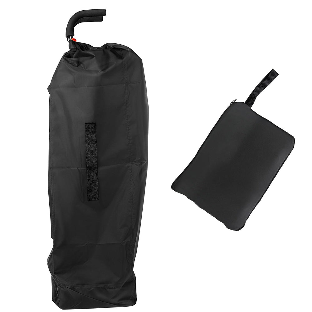 Childhood stroller travel bag front view with gate-check opening.