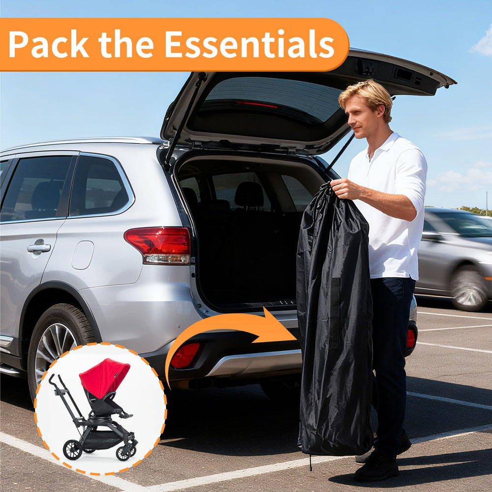 Childhood gate-check travel bag supports smooth airport check.