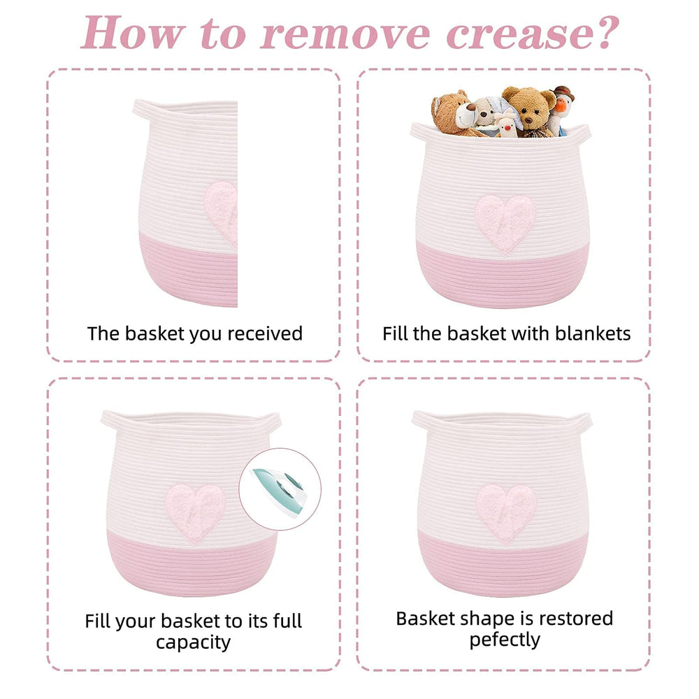 Childishness ndup pet storage basket for towels and toys.
