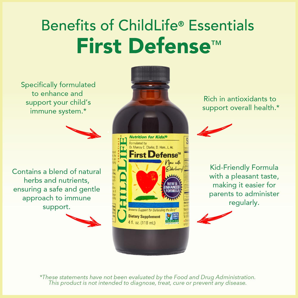CHILDLIFE ESSENTIALS dropper dosing makes dosing gentle for children.