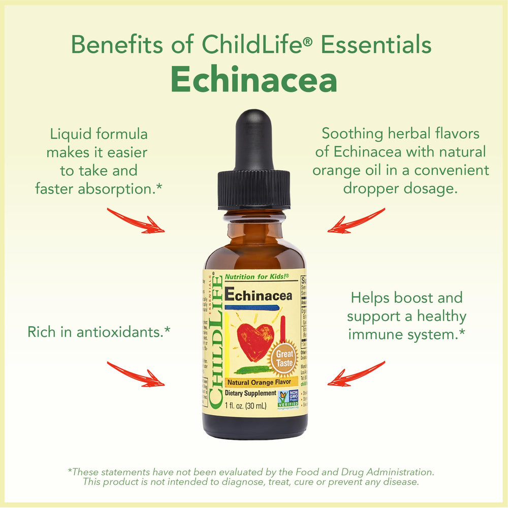 ChildLife Essentials orange-flavor liquid vitamin C for kids, a tasty daily routine.