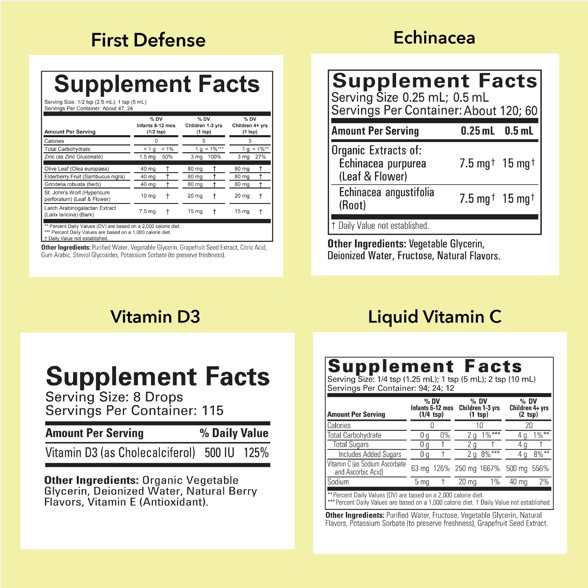 CHILDLIFE ESSENTIALS Vitamin C liquid for kids supports immune function.