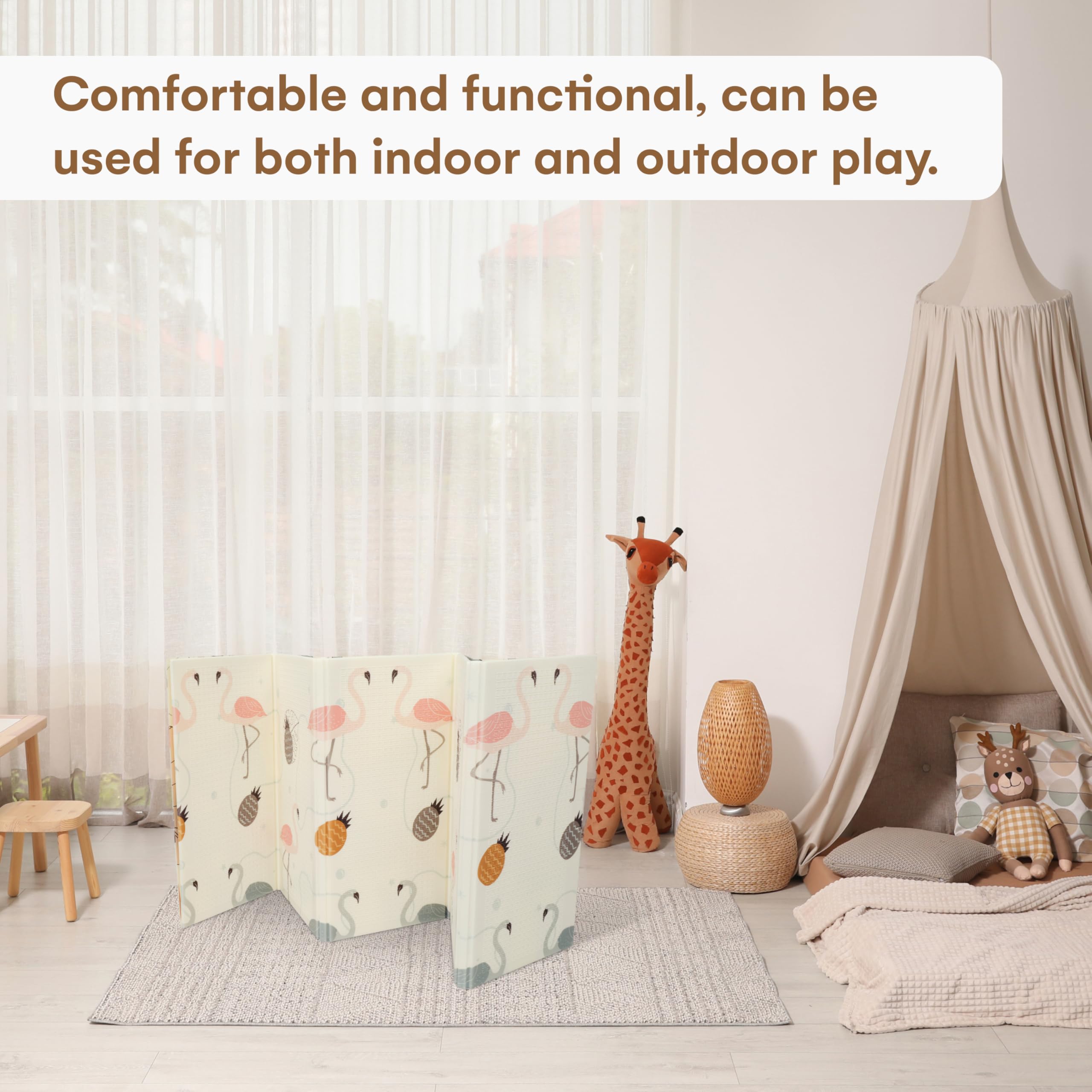CHILDLIKE BEHAVIOR baby play mat suitable for indoor and outdoor use