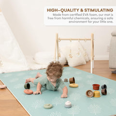 Childlike Behavior Leaves durable EVA foam for long-lasting use.