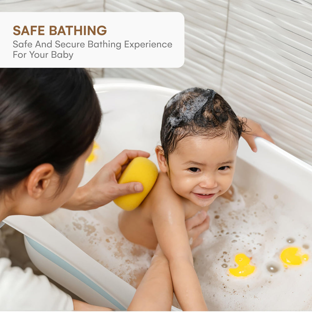 Childlike Behavior multi-functional tub doubles as play area during travel.