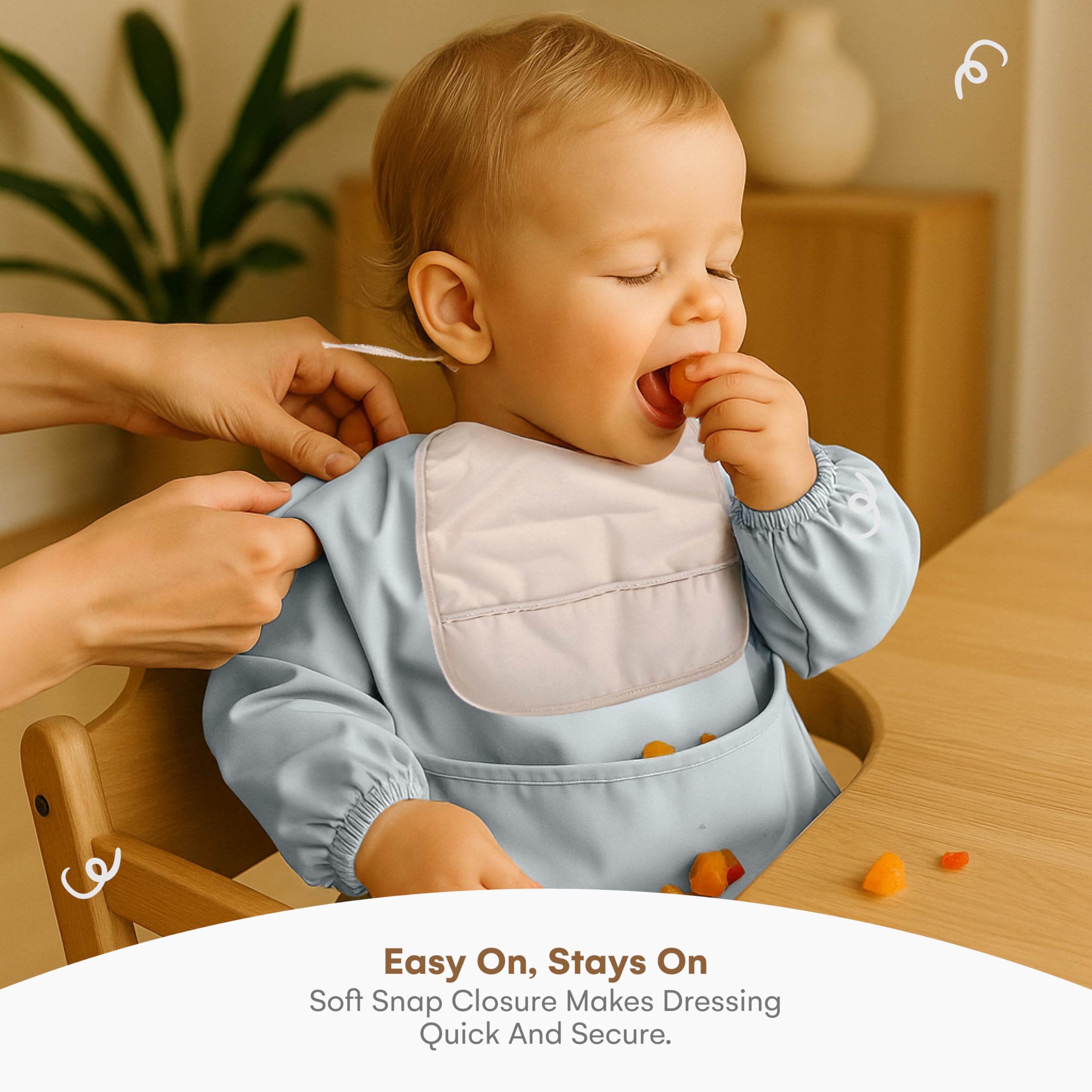 CHILDLIKE BEHAVIOR two-layer cloth offers softness and durability