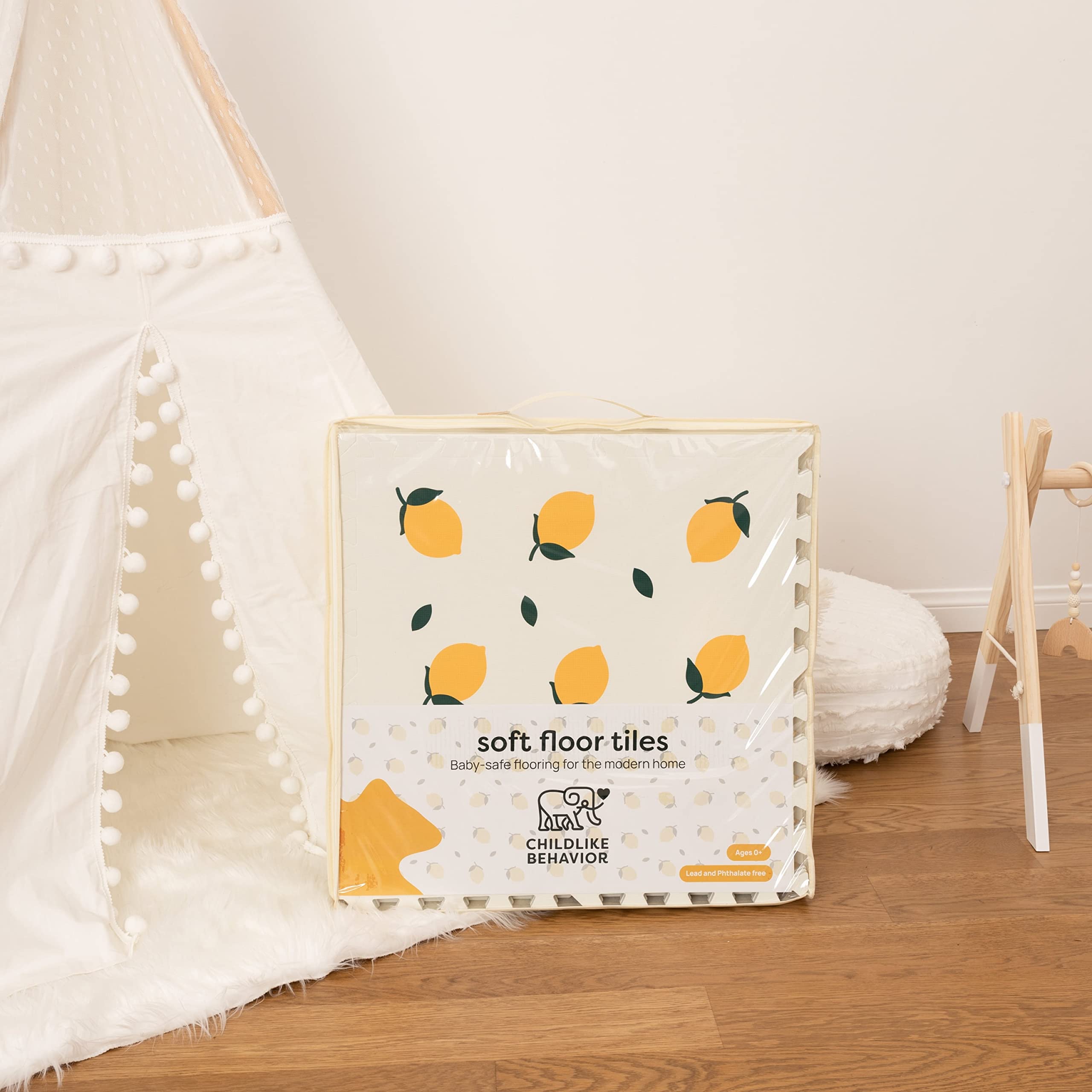CHILDLIKE BEHAVIOR XL gift-ready mat for baby showers and growing families