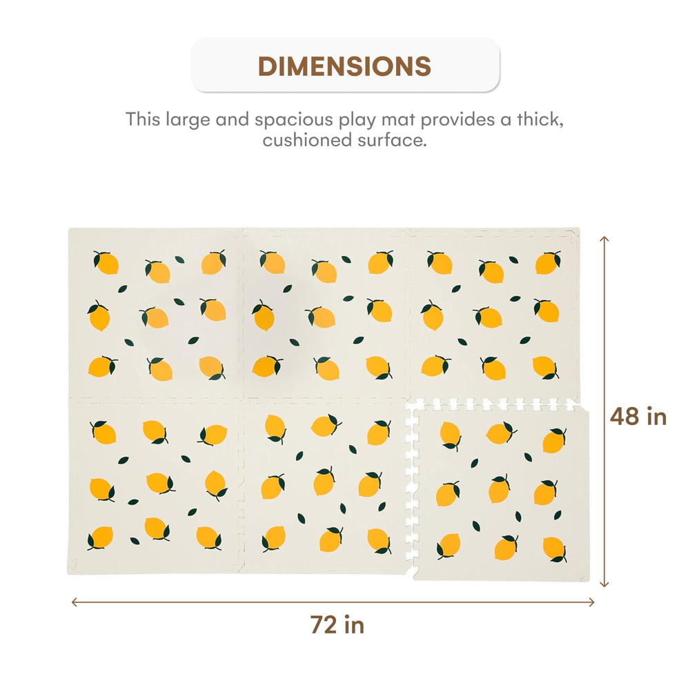 CHILDLIKE BEHAVIOR XL tummy time mat providing coverage and comfort