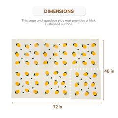 CHILDLIKE BEHAVIOR XL tummy time mat providing coverage and comfort