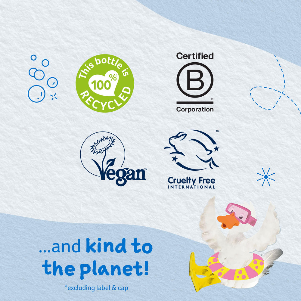 Childs Farm Kids Hair & Body Wash uses natural-origin ingredients.