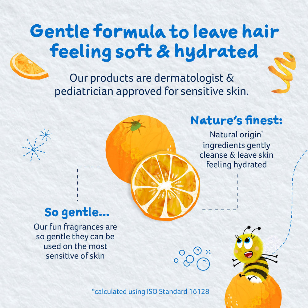 Childs Farm Vegan and Cruelty-Free kids care packaging.