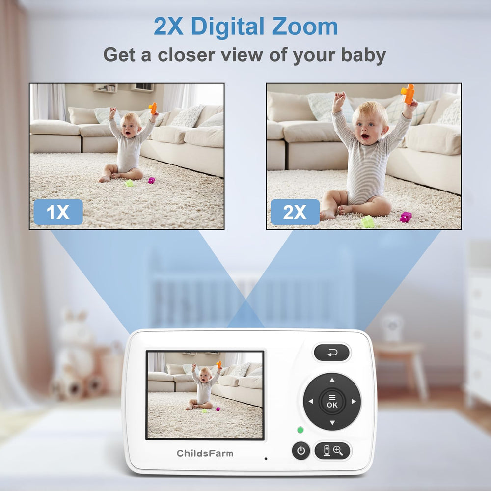 ChildsFarm monitor plug-and-play setup saves time and hassle.