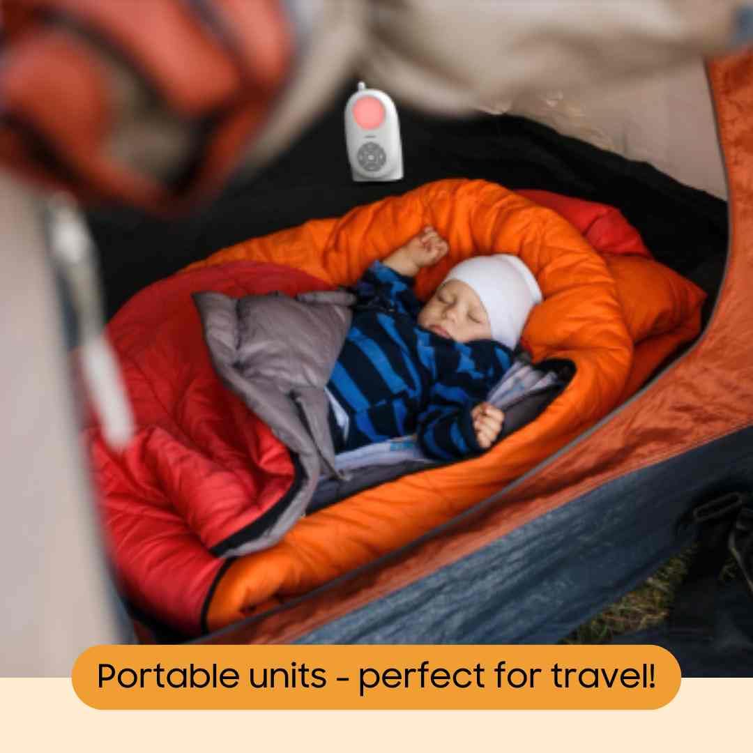 CHILLAX Baby 360 portable design ideal for on-the-go monitoring