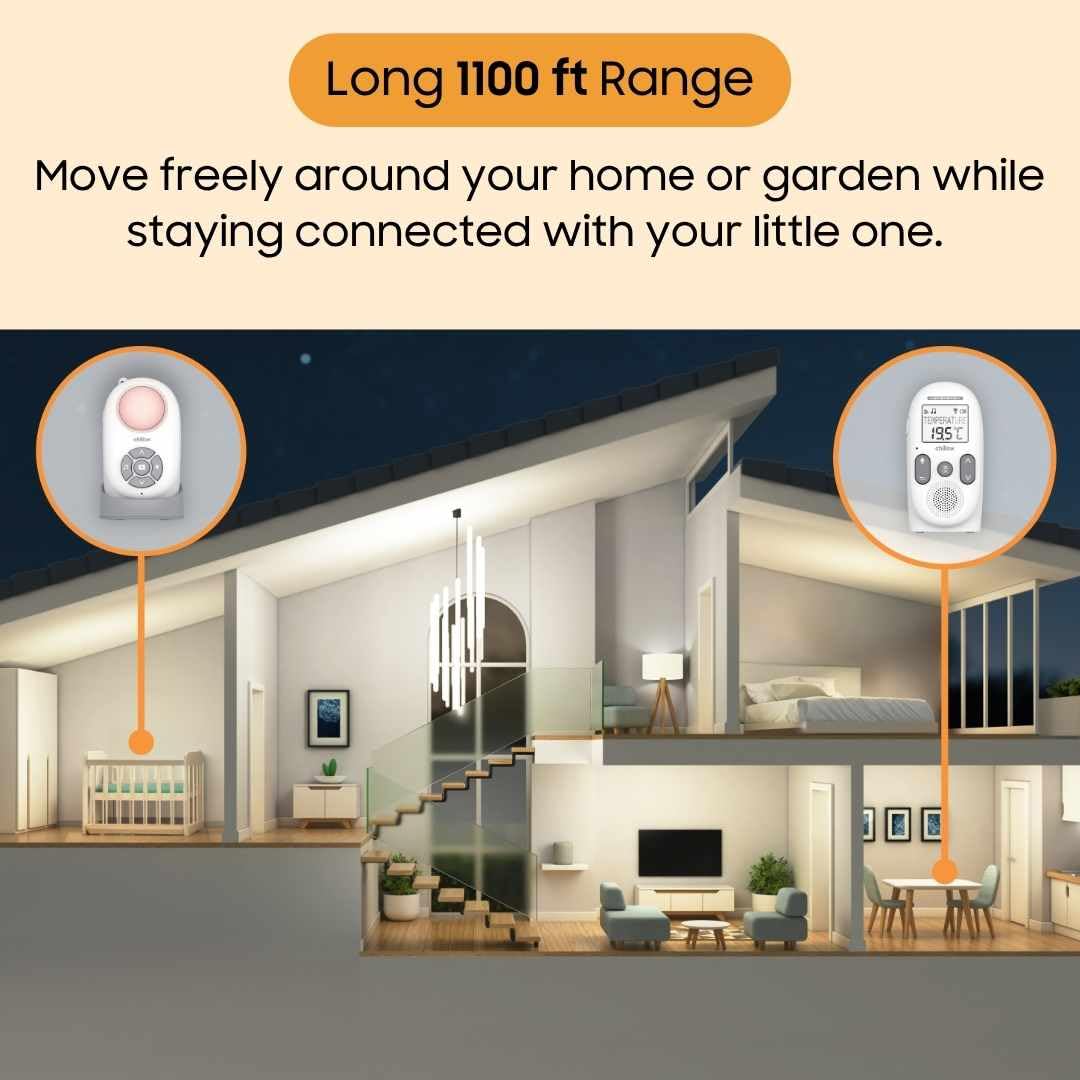 CHILLAX Baby 360 two-way talk enables reassurance from another room