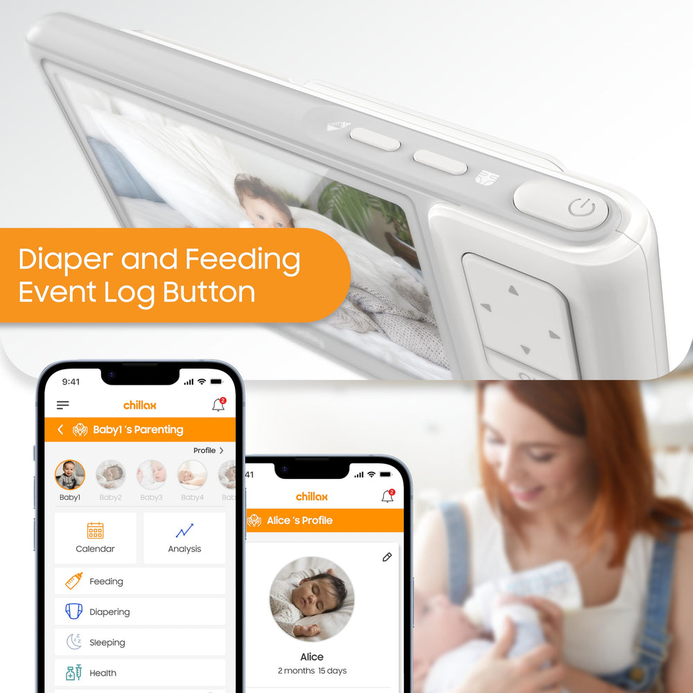 CHILLAX Giraffe Pro Max two-way audio to soothe your baby remotely