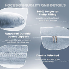 Chilling Home full-body support pillow illustrating versatile lounging