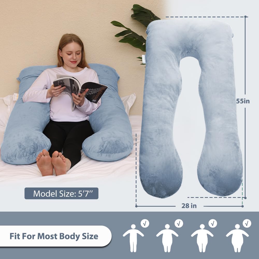 Chilling Home maternity pillow used on bed or sofa for cozy support