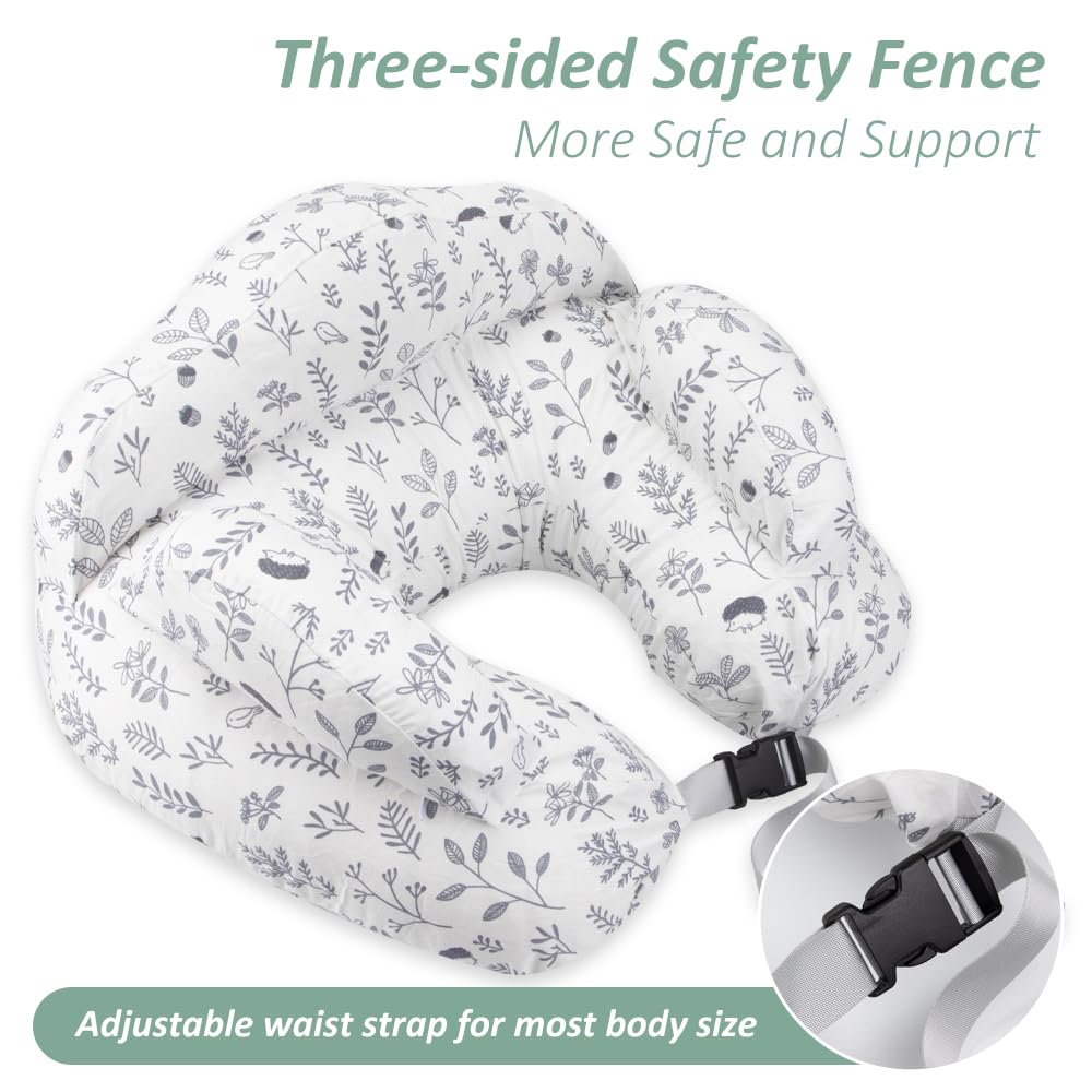 Chilling Home nursing pillow fill-height adjustment personalizes feeding height