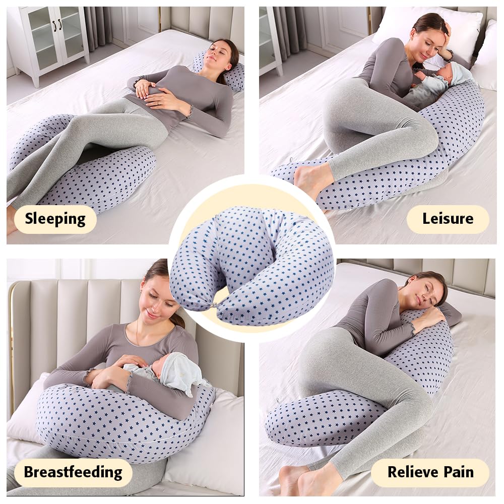 Chilling Home Nursing Pillow hidden zipper protects baby's skin.