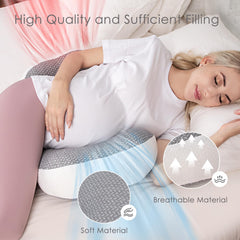 Chilling Home adjustable-distance pillow demonstrates customizable comfort between two cushions.