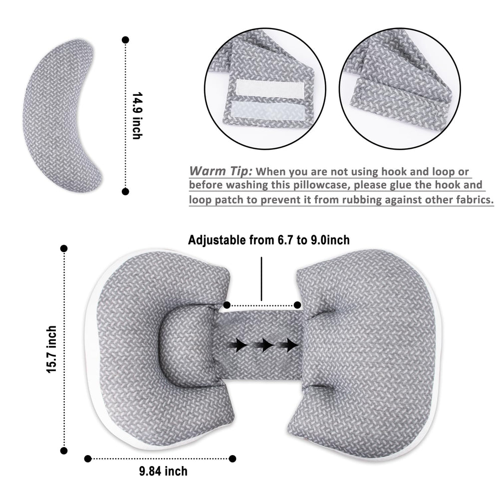 Chilling Home compact travel-friendly pillow showcases space-saving design for on-the-go rest.