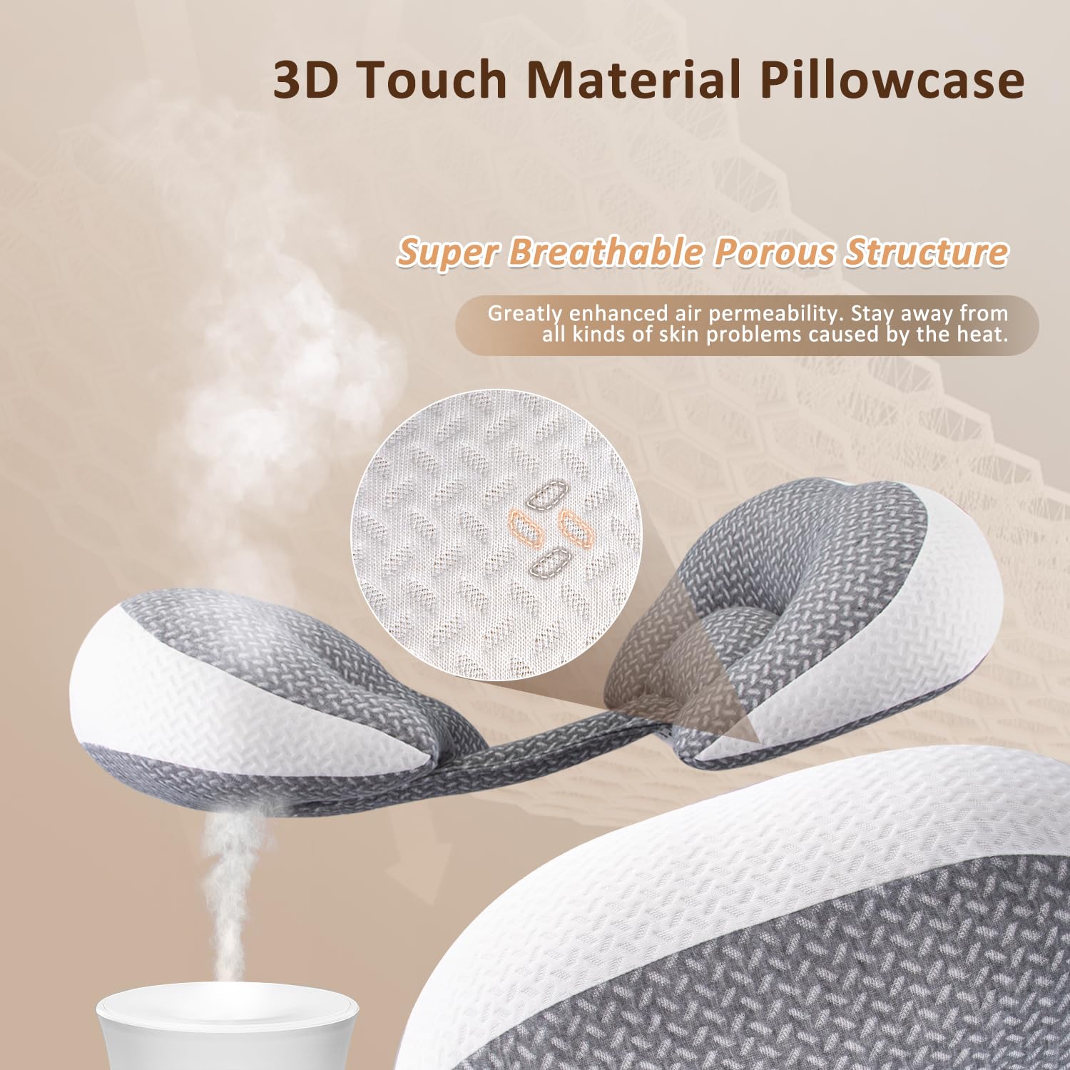 Chilling Home small support pillow enables easy angle adjustment