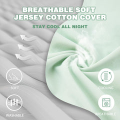 Chilling Home U-shape cooling pillow provides versatile side sleeping support