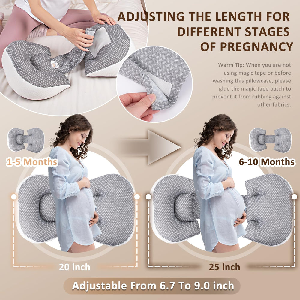 Chilling Home pregnancy pillow travel-friendly design saves space
